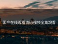 国产在线观看清码视频全集观看
